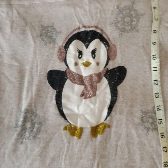 Kids Penguin Graphic Long Sleeve Shirt - Picture 6 of 7